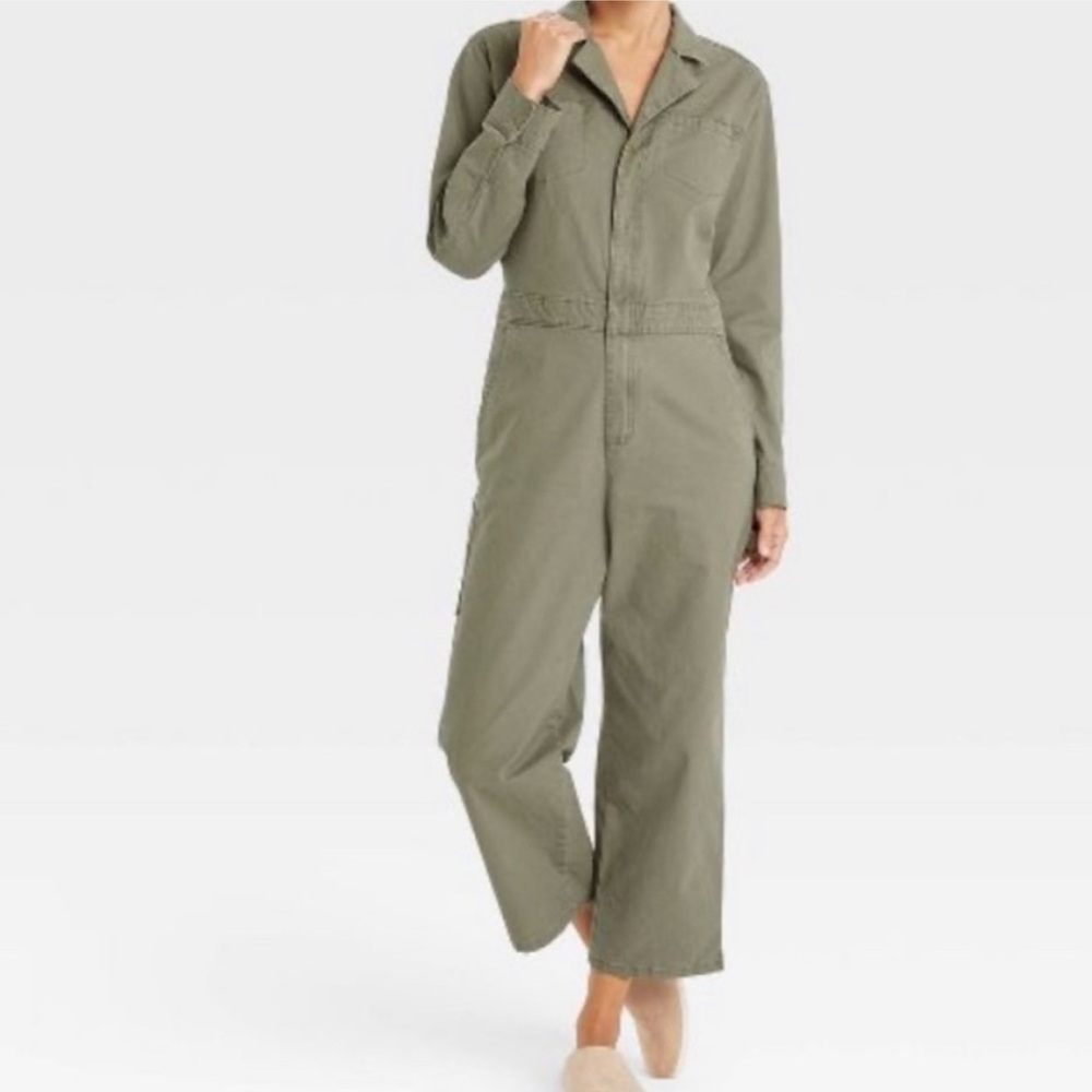 Universal Thread Olive Green Utility Jumpsuit